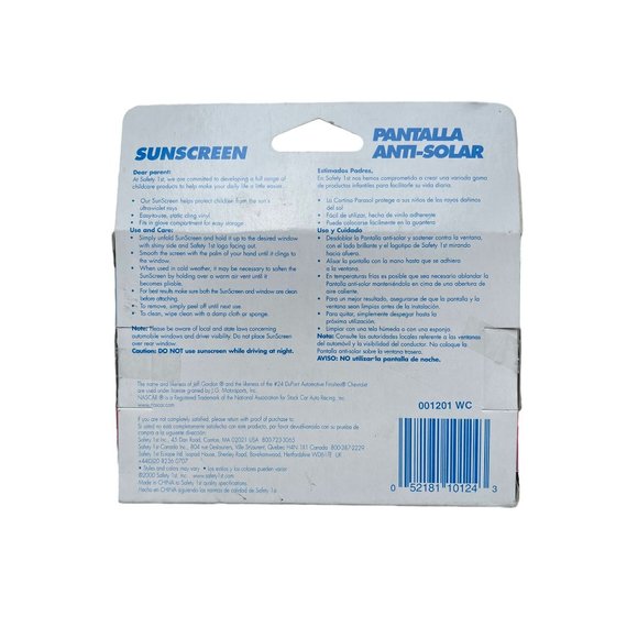 Safety 1st NASCAR 2000’s Jeff Gordon Racing Deluxe Sunscreen Car Child Protector - Picture 2 of 6